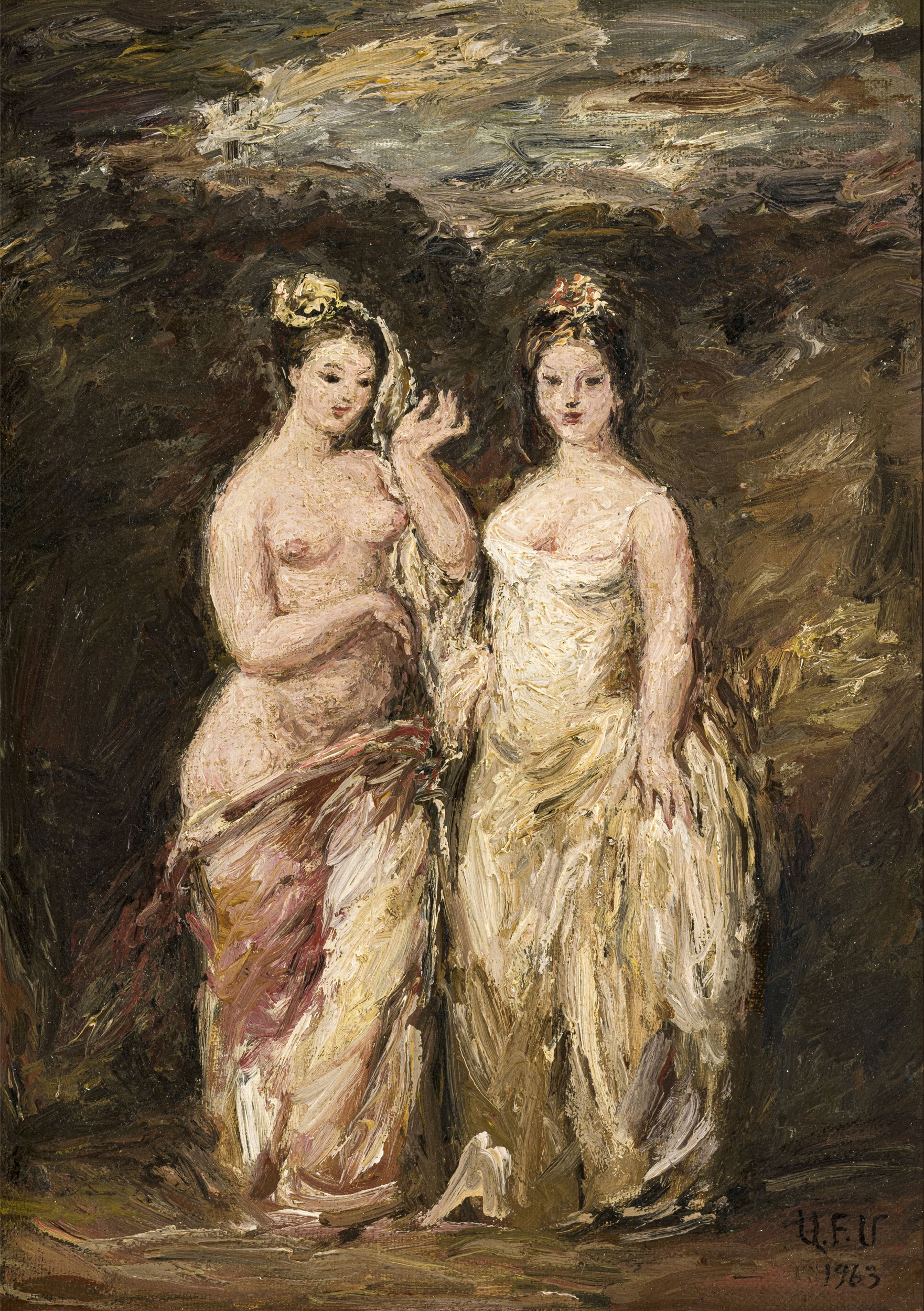 “Composition of Two Young Women”